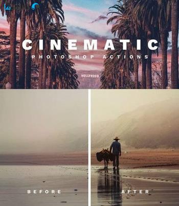 اکشن-فتوشاپ-Film-Inspired-Cinematic-Photoshop-Actions