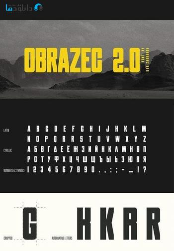 فونت-Obrazec-Display-Font