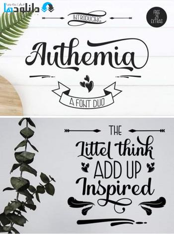 فونت-Authemia-Font