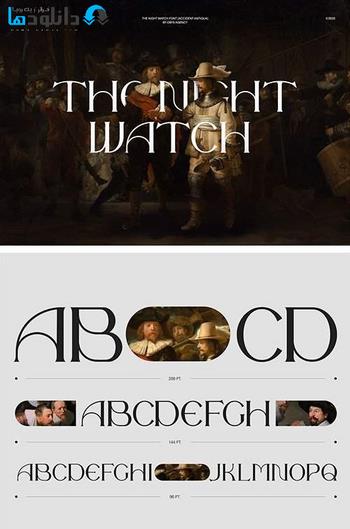 فونت-The-Night-Watch-Font