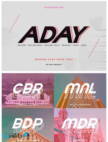 فونت-Aday-Font