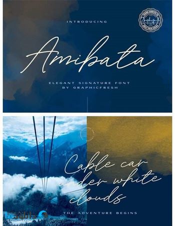فونت-Amibata-Font