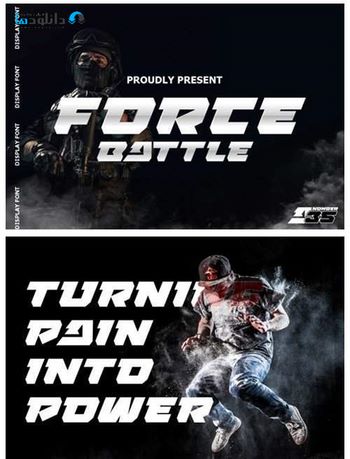 فونت-Force-Battle-Font