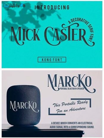 فونت-Mick-Caster-Font