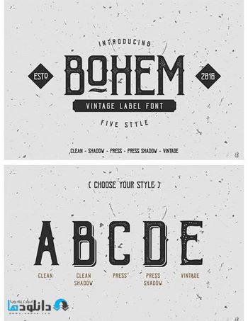 فونت-Bohem-Typeface