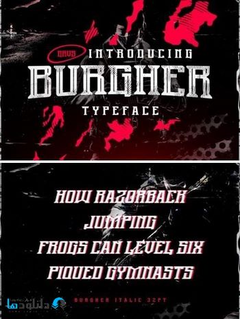 فونت-Burgher-Font