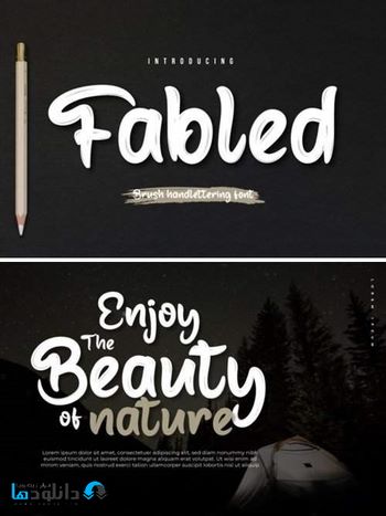 فونت-Fabled-Font