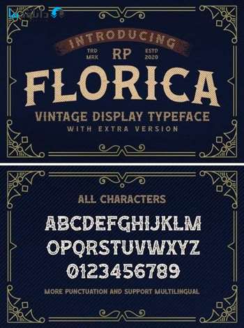 فونت-Florica-Font