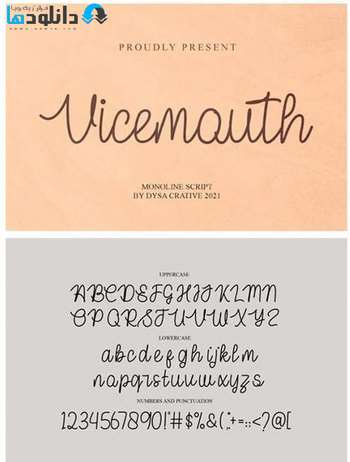 فونت-Vicemouth-Font