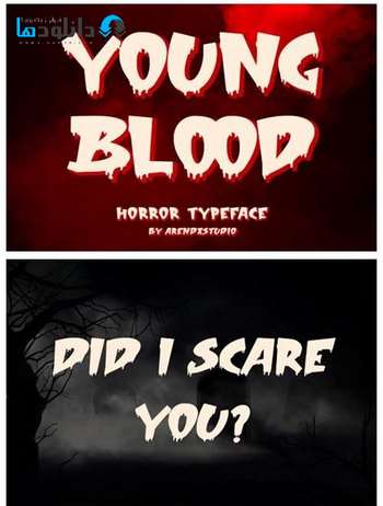 فونت-Young-Blood Font