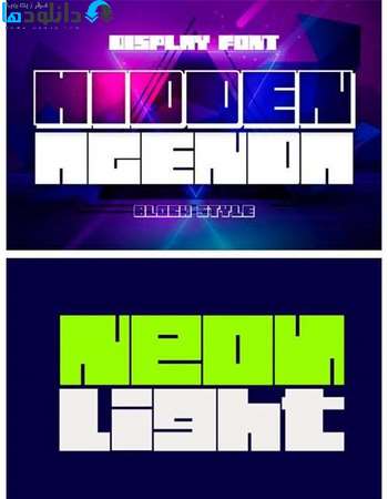 فونت-Hidden-Agenda-Font