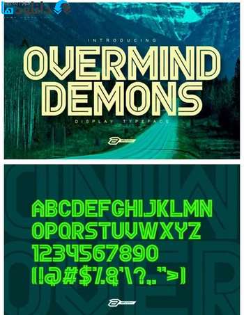 فونت-Overmind-Demons-Font