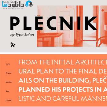 فونت-Plecnik-Font-Family