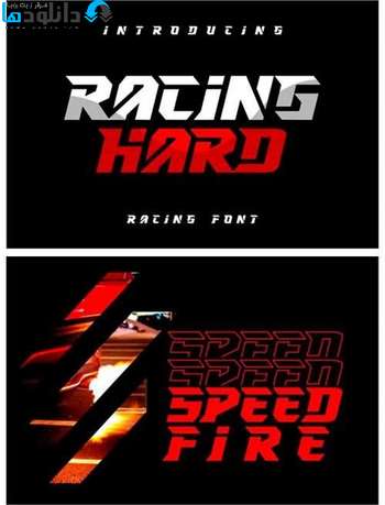 فونت-Racing-Hard-Font