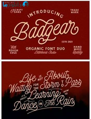 فونت-Badgear-Fonts