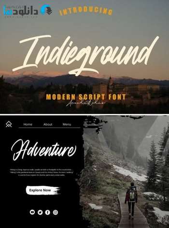 فونت-Indieground-Font