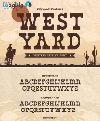 فونت-West-Yard-Font